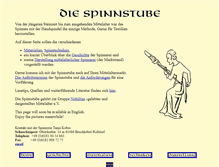 Tablet Screenshot of die-spinnstube.de